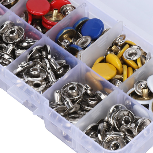 Kit De Fixação De Pressão Metal Press Stud Leather Tich Butt