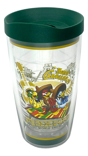 Disney Vaso Three Caballero Epcot Pabellon Mexico