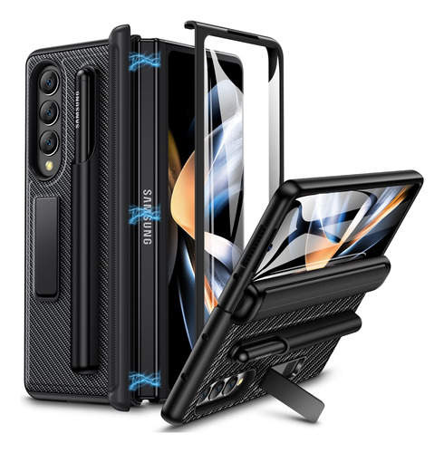 Estuche Caka Compatible Para Z Fold 4 Case, Galaxy Z Fold 4