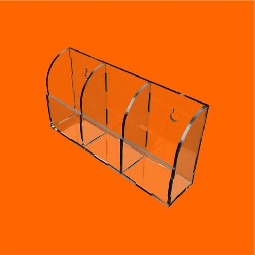 Imagen 3 de 10 de Porta Control Remoto Para Pared Acrílico Base Soporte
