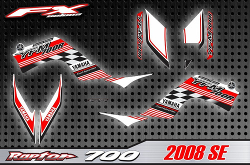 Calcos Yamaha Raptor 700 2008 Se Fxcalcos
