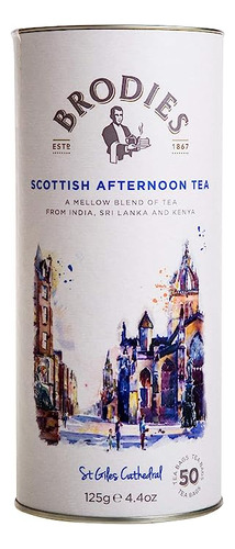 Brodies Tea, Scottish Afternoon Tea, 50 Count Tea Bags 4.4 O