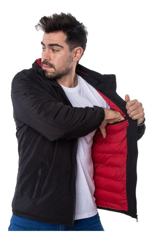 Imagen 2 de 7 de Campera Parka Hombre Impermeable Importada Capucha Premium
