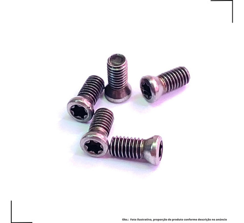 10 Torx Fixa Inserto Pastilha M 2,2 X 6 + M 2,5 X 8 + 2 Chav