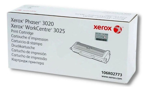 Toner Xerox 106r02773 Original Negro Phaser 3020 3025 Wis