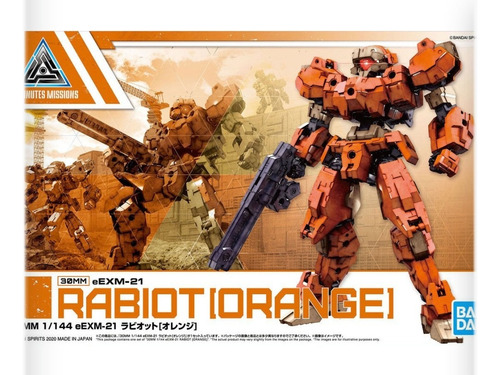 Bandai 30 Mm Eexm-21 Rabiot [orange] Gundam Gunpla