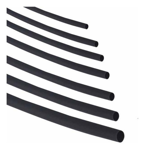 Termofit Negro Diametro 2mm 5 Metros Termocontractil