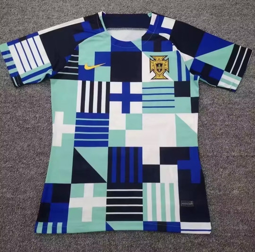 Imagen 5 de 5 de Camiseta Portugal Pre-match Mundial Qatar 2022
