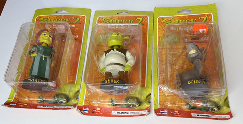 Mini Bubbleheads Shrek 2 Coleccionables 2004 (Usado)