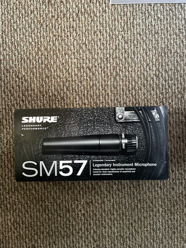 Microfono Shure Sm57 Dinamico Cardioide Instrumento 