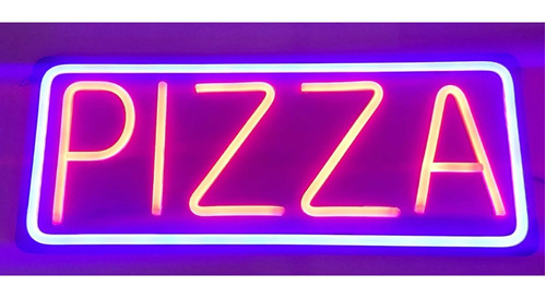 Letrero Led Pizza Ideal Para Tu Negocio