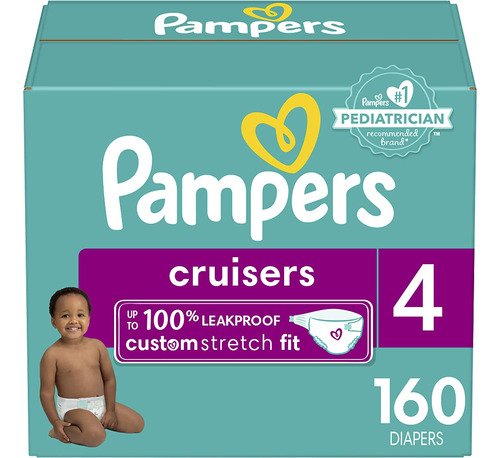 Pampers Cruisers, Pañales, Etapa 4, 160 Unidades