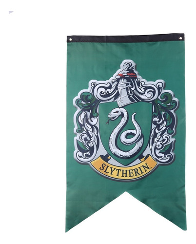 Bandera Gigante Hogwarts Slytherin - Harry Potter