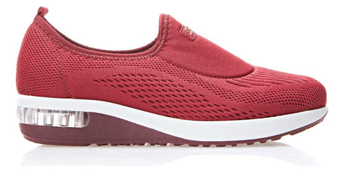 Tênis Feminino Knit Slip On Casual Modare