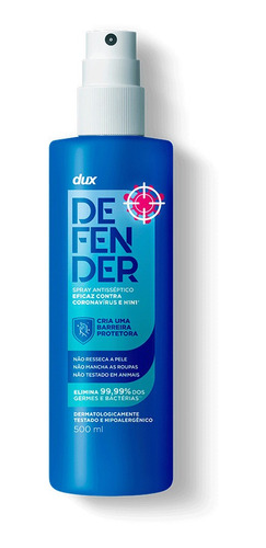 Spray Antisséptico Multiuso Dux Defender - 500ml