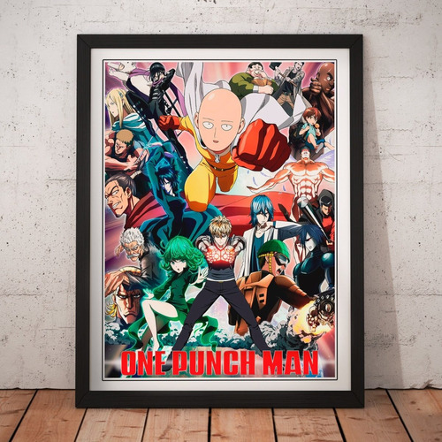 Cuadro Anime - One Punch Man - Saitama Poster