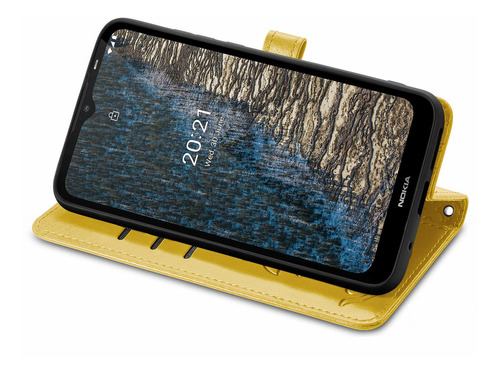 Funda Con Tapa Tipo Cartera Sd62 Para Nokia C10/c20