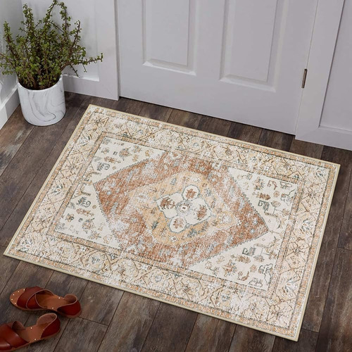 ~? Lahome Boho Kitchen Rugs Lavable - 2x3 Pequeñas Alfombras