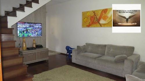 Imagem 21 de 30 de Sobrado Com 03 Dormitórios ( 1 Suite ) 02 Vagas E Com Planejados Residencial À Venda, Paulicéia, São Bernardo Do Campo. - So0006