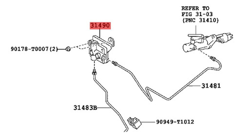 Válvula De Distribución De Embrague De Coche 31490-0k010 Par