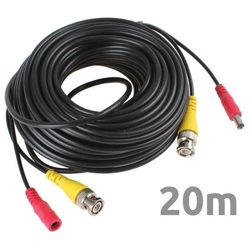 Cable De Video Bnc Plug De 20m Cv20