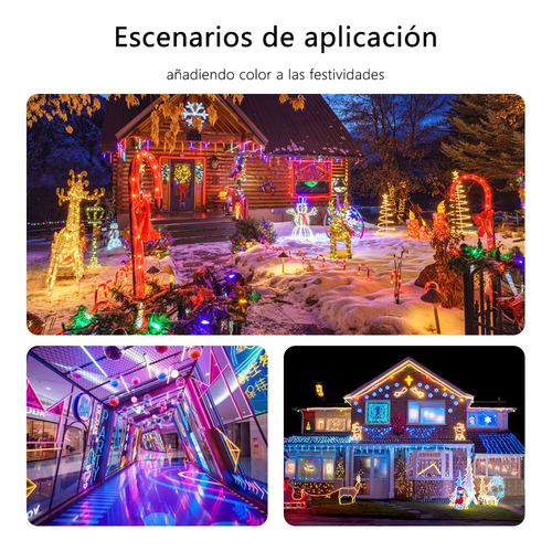 Proyector Luces Led Decoracion Navidad Dia Muertos Fiesta