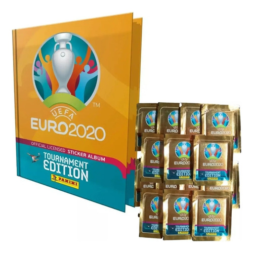 Album Pasta Dura Estampas Euro Tournament 2020 + 50 Sobres