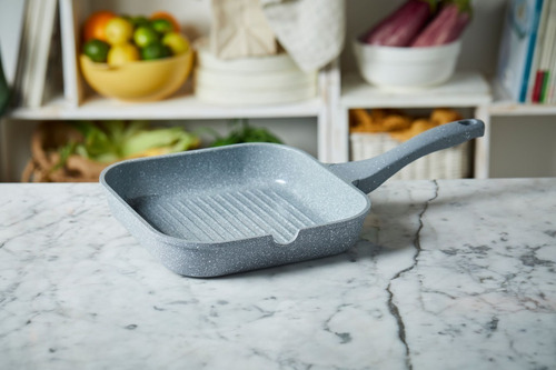 Imagen 3 de 8 de Maestro De Cocina Bifera De Ceramica Grill Premium 24cm
