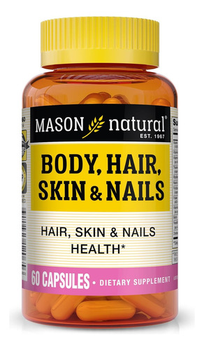  Cuerpo Cabello Piel Y Uñas 60 Tab Mason Natural