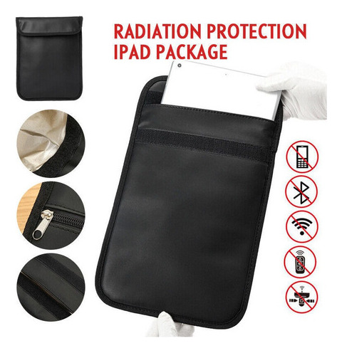 Bolsa Pu Faraday Para iPad Phone  Bloqueador De Señal  Antir