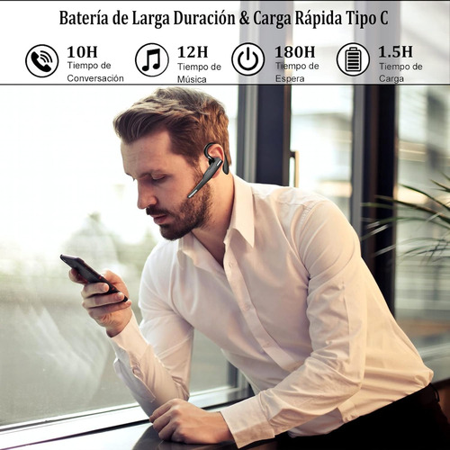 Auriculares Bluetooth 5.1 C/ Cancelación De Ruido