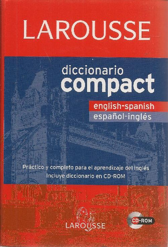 Libro Larousse Diccionario Compact English Spanish Español I