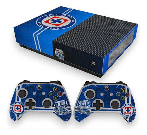 Skin Club Cruz Azul Para Xbox One S Digital Set Stickers