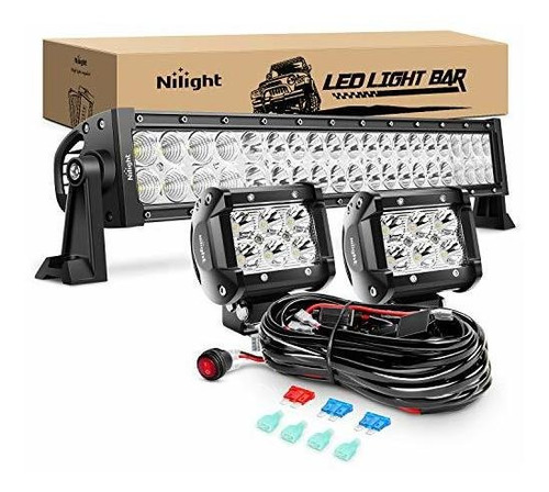 Barras De Luz - Nilight - Zh005 22inch 120w Spot Flood Combo