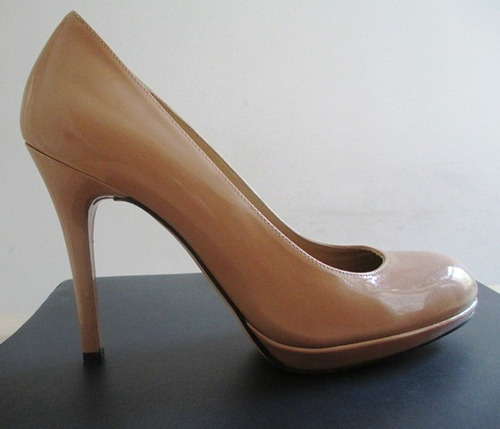 B0903 Sapato Scarpin Cor Nude Stuart Weitzman Importado, Pou