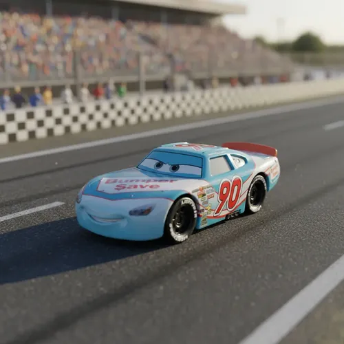 Disney Cars 1 Ponchy Wipeout 90 Bumper Save | Frete grátis