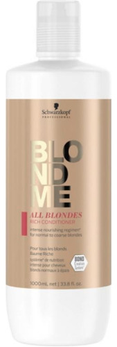 Schwarzkopf Blondme All Blondes Rich Acond. Rubios 1lt