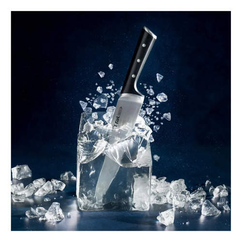 Set x8 cuchillos tijeras y base ice force K282s864 T-fal