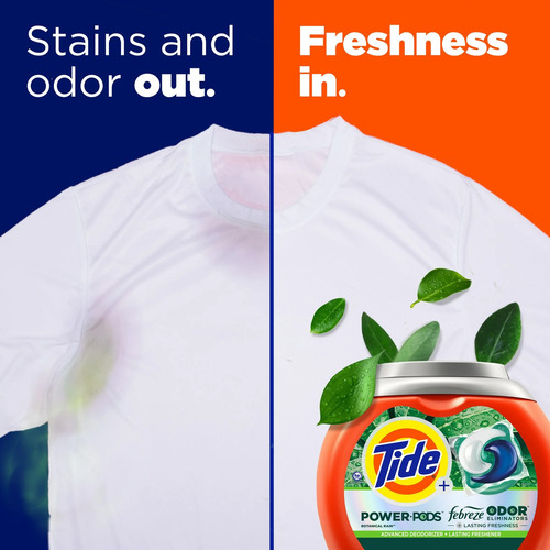 Tide Pods Power Con Febreze Eliminador De Olor 45 Capsulas