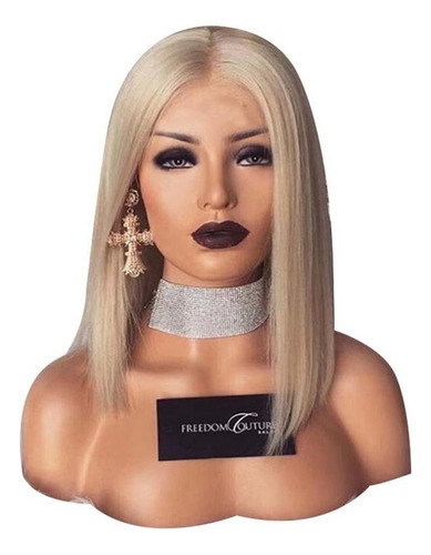 Pelucas Cortas, Corte De Pelo Bob, Mujer, Pelo Liso, Rubio,