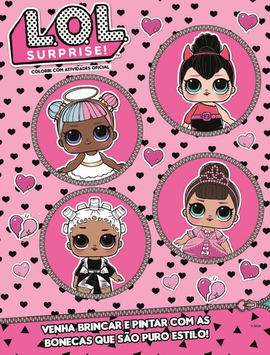 L.o.l. Surprise! - Colorir Com Atividades Oficial: Colour Com Atividades Oficial, De On Line Editora., Vol. 1. Editorial Editora On-line, Capa Mole Em Português