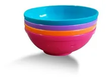 Comprar Kit 4 Tigelas Bowls 500ml Alimentação Menina Sana Babies ®