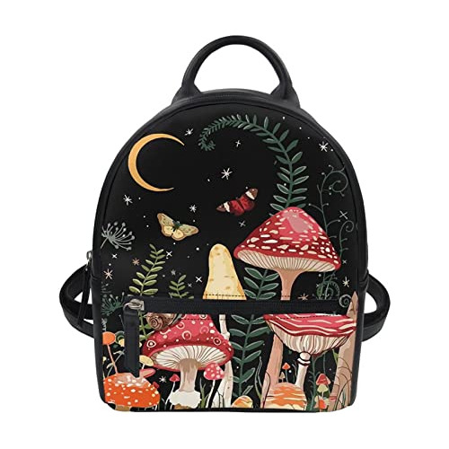 Mini Mochila Estampado De Setas Mujeres, Adolescentes, ...