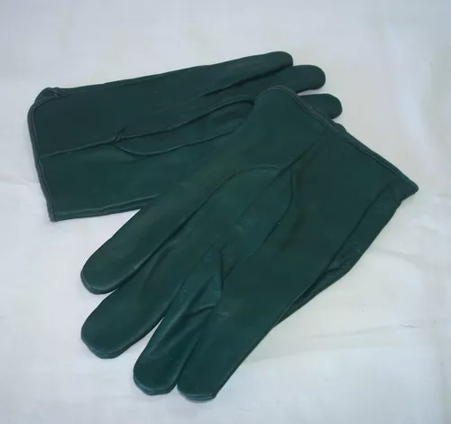 Guantes de trabajo de cuero para jardinería, corte, construcción,  motocicleta, granja, hombres y mujeres, guantes de trabajo de piel de vaca  (talla M)