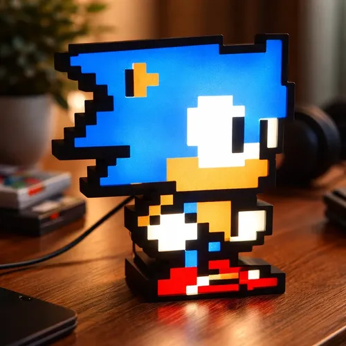 Luminária Pixel Art Sonic The Hedgehog Lançamento | MercadoLivre