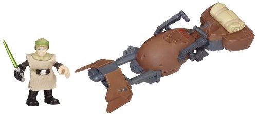 Star Wars Galactic Heroes Luke Skywalker Con Speeder Bike