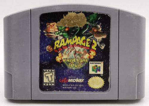 Rampage 2 Universal Tour N64 Nintendo 64 * R G Gallery