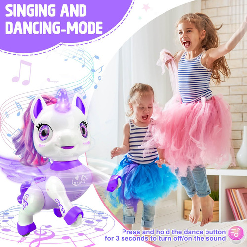 Pony Robot Control Remoto Niñas Regalo Navidad 20