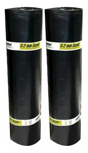Rollo Manto Asfaltico Grueso 3.2mm Reforzado 10mx1m P/techos