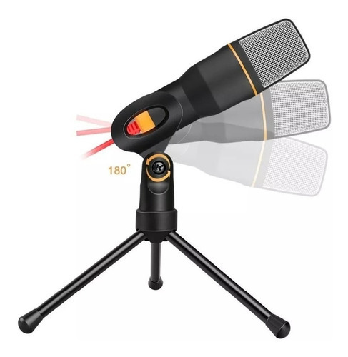Microfono Condensador Ajustable 3.5mm Con Tripode Q-888